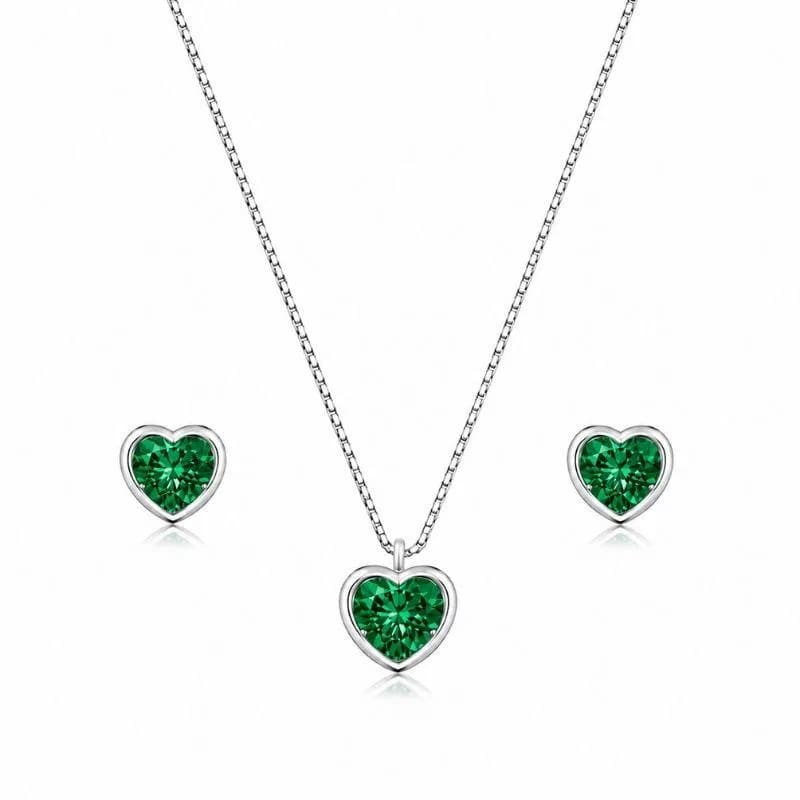 Conjunto Coração Verde
